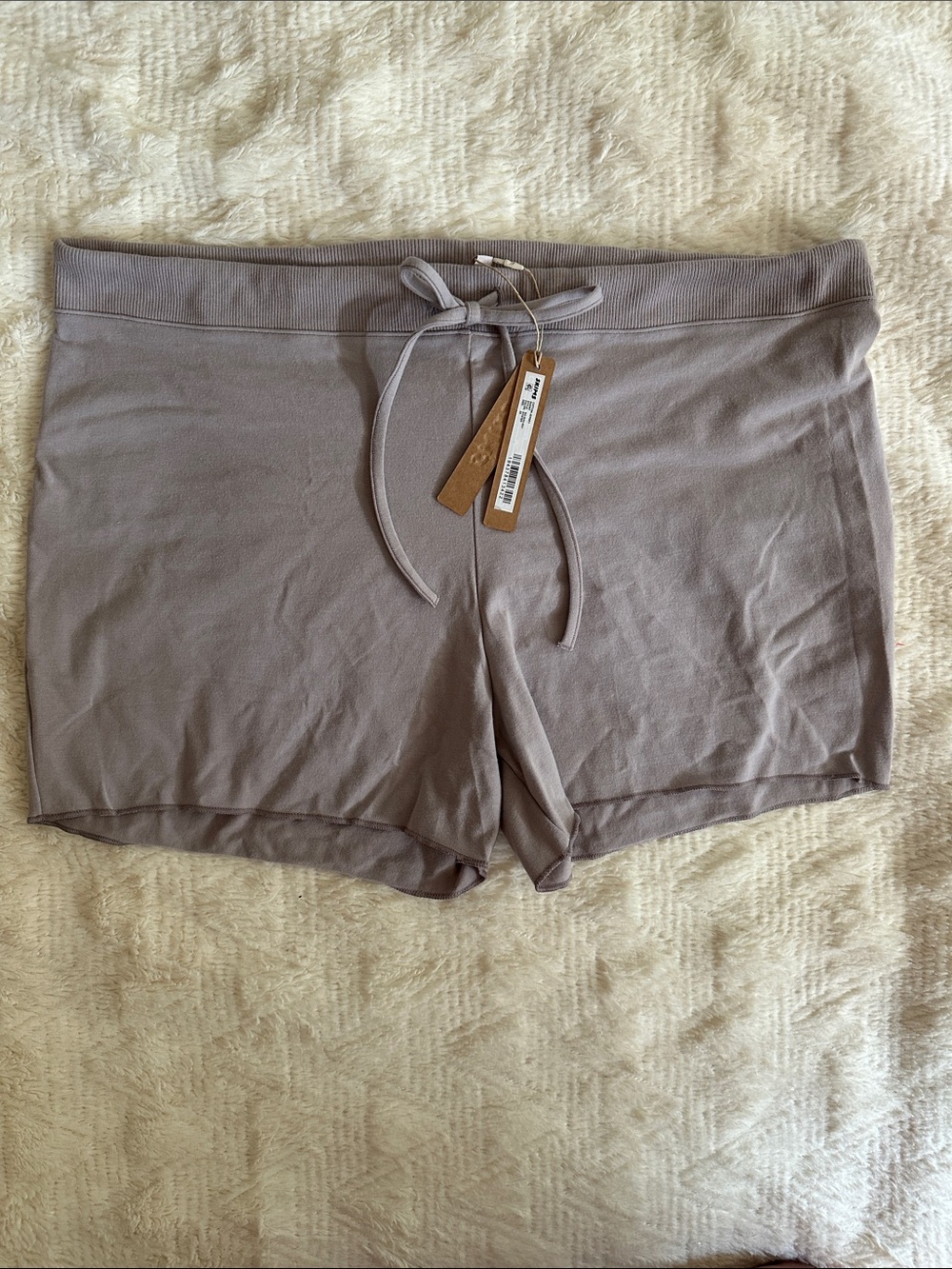 SKIMS Cotton Jersey Shorts in Oyster NWT